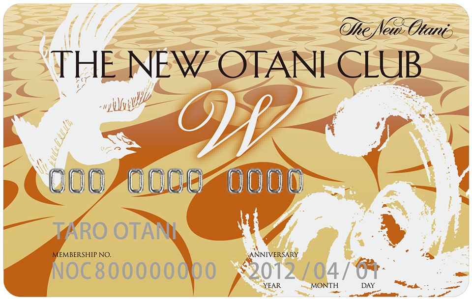ニューオータニクラブWの会員カードの写真