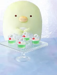 ぺんぎん？とたぴおかのゼリー