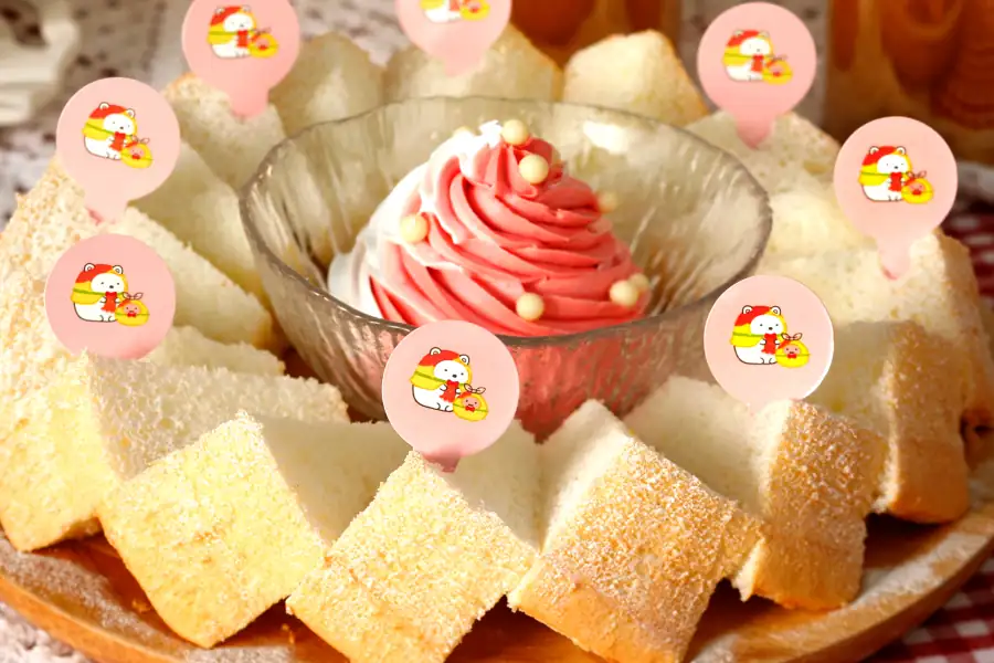 しろくまの塩シフォンケーキ