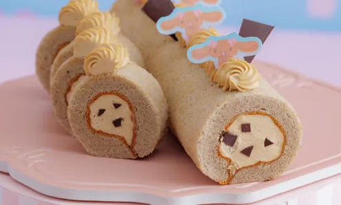 “モカ”のまろやかロールケーキ