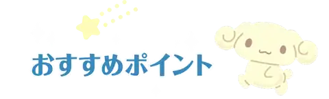 おすすめポイント