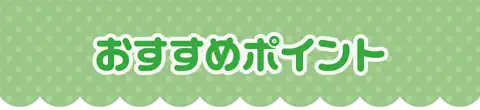 おすすめポイント